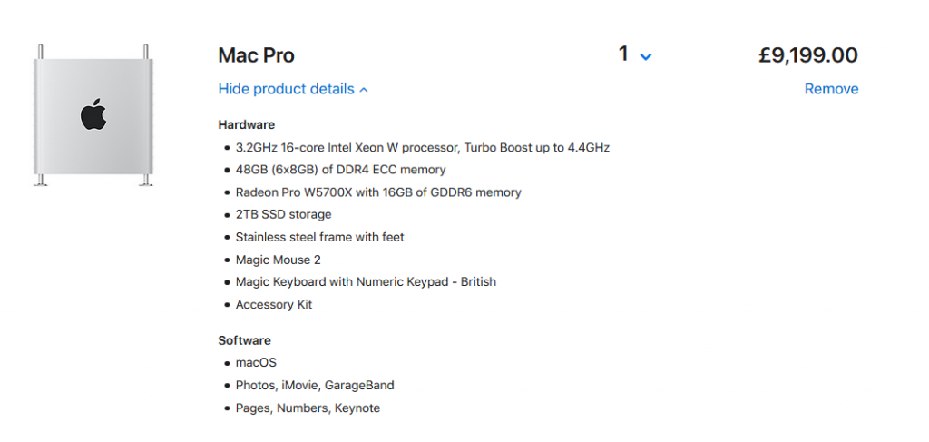 how much does keynote cost for mac